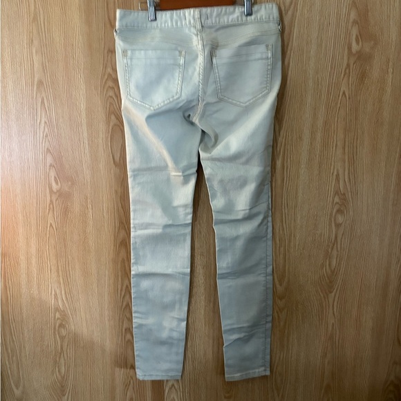 Free People Khaki Straight Leg Jeans - Picture 3 of 5